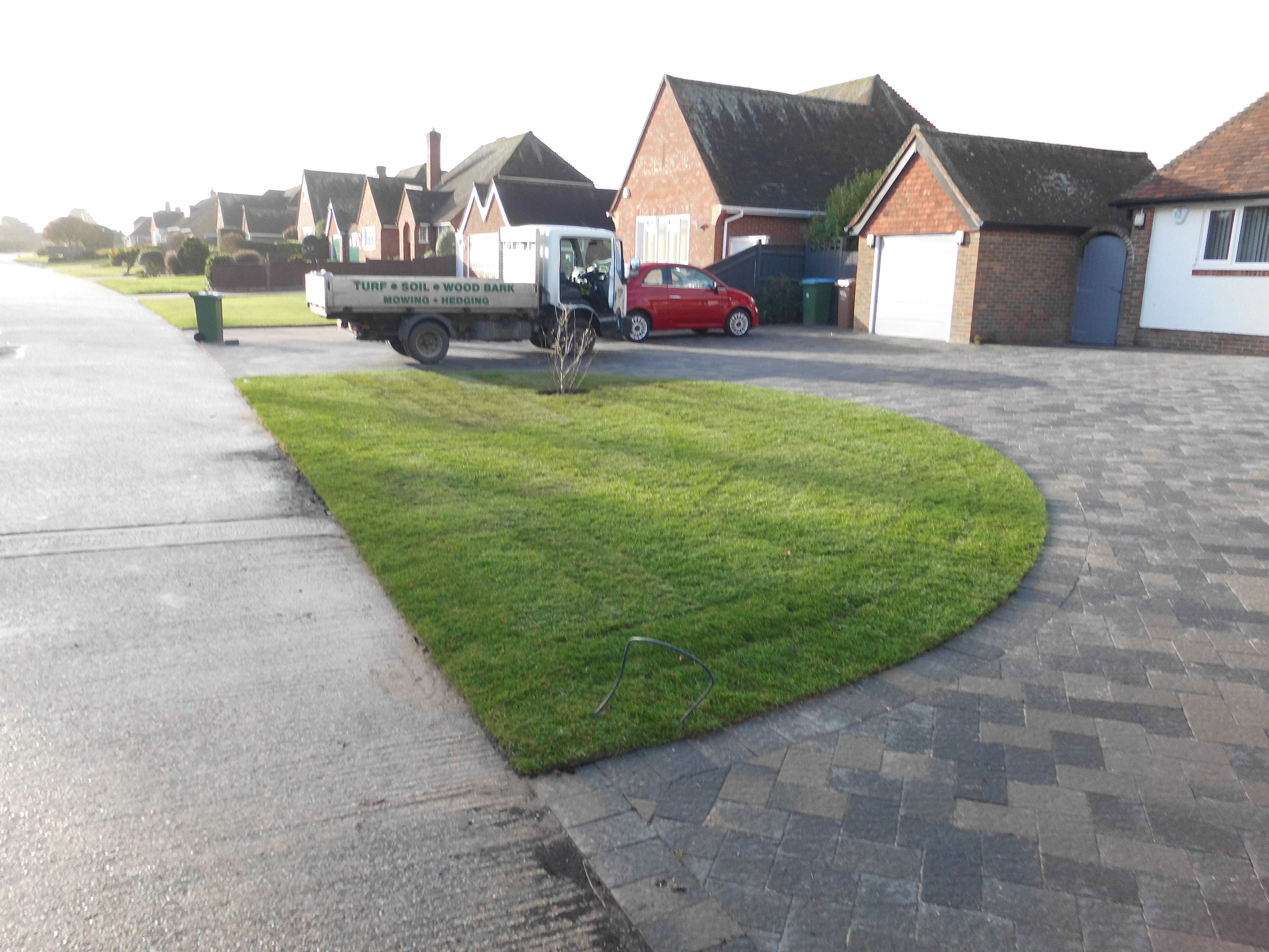 New lawn installation