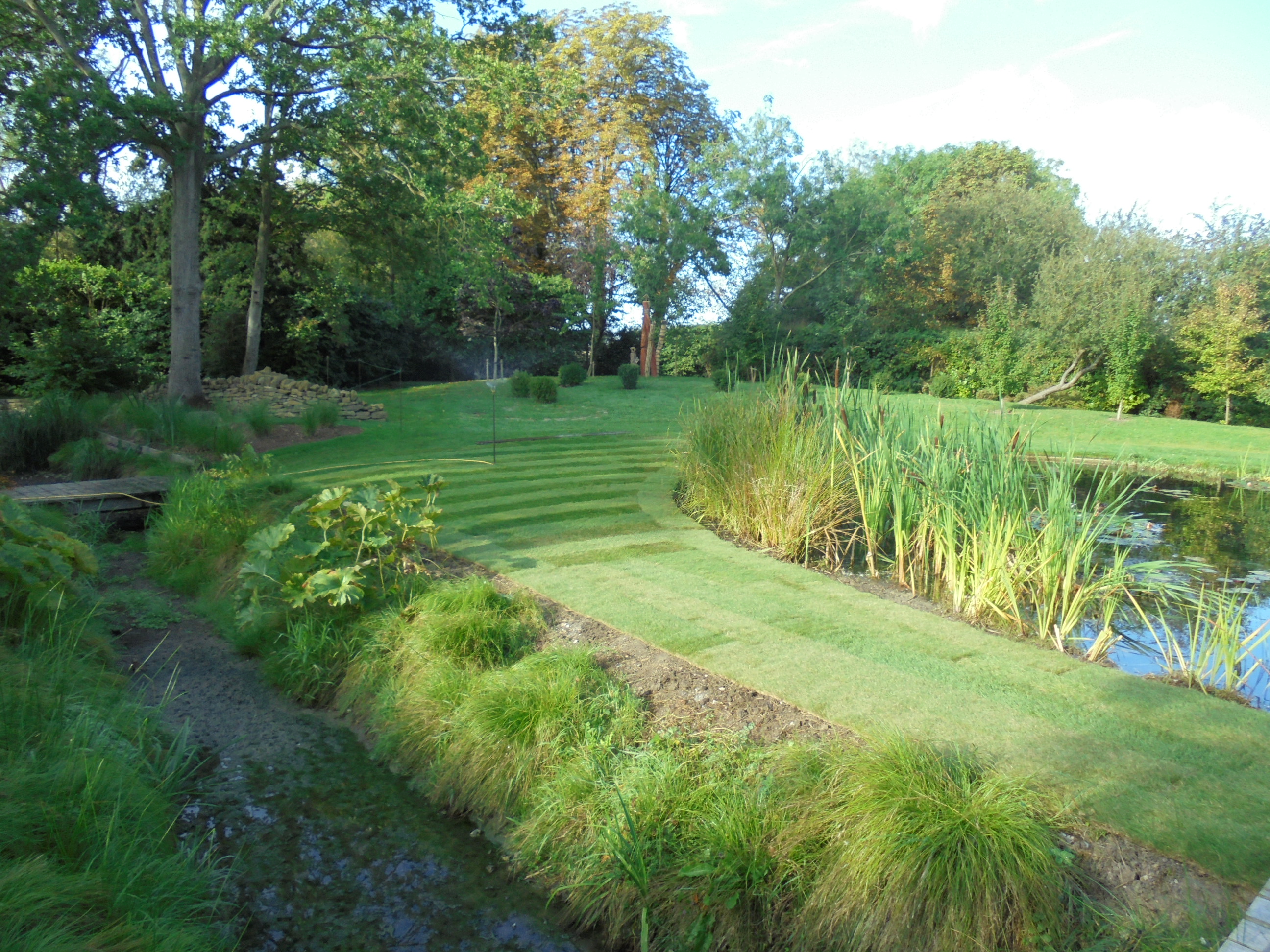 Finished lawn Sussex